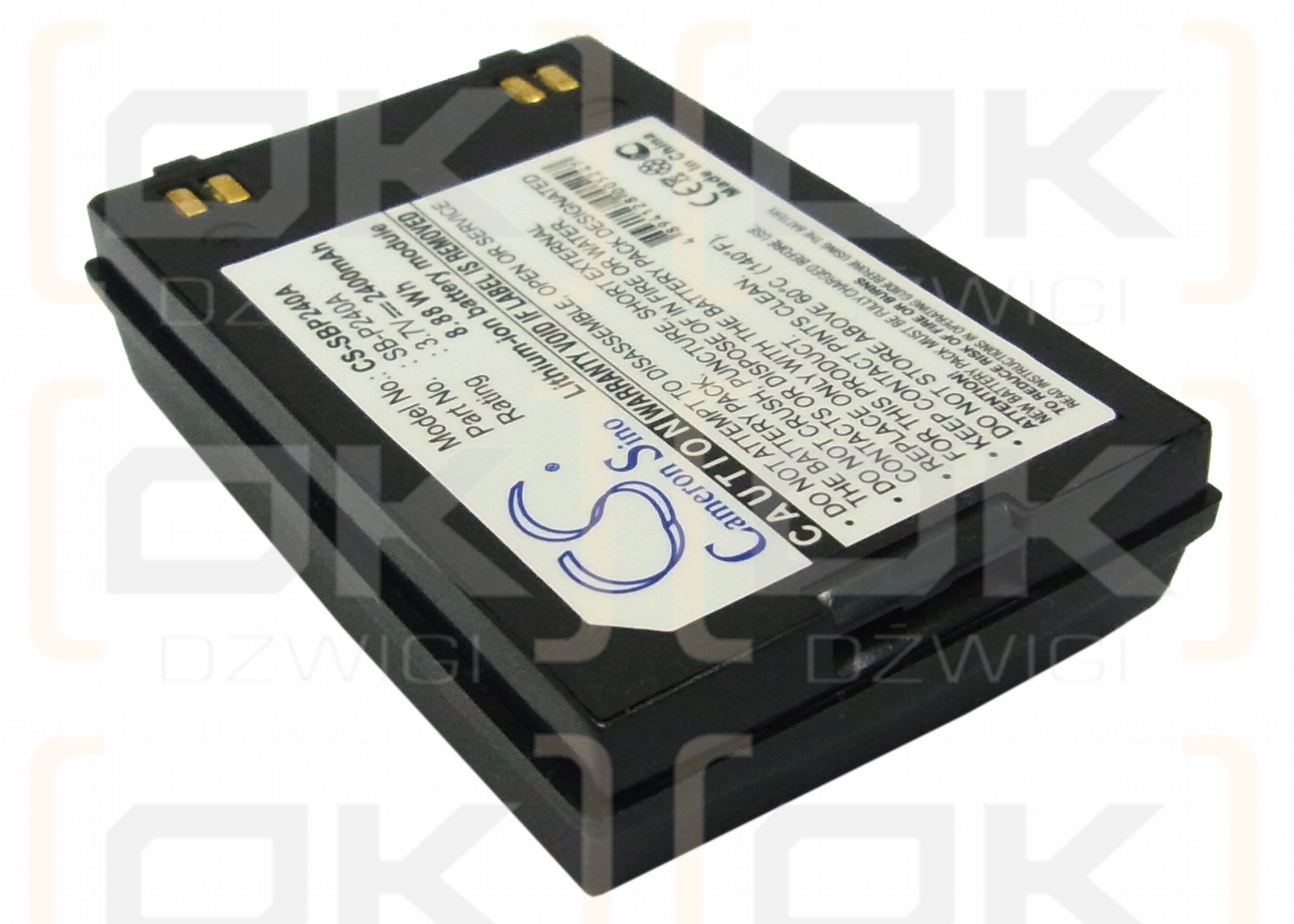 Samsung SC-MM10BL / SB-P240A 2400mAh Li-ion 3.7V (Cameron Sino)