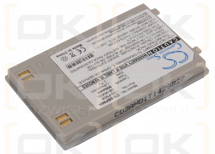 Samsung VP-M102 / SB-P90A 1200 mAh Li-ion 3,7 V (Cameron Sino)