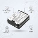 Replacement battery for Suprabeam V4 Pro / 951.028 2800 mAh Li-Polymer 3.7 V (Cameron Sino)