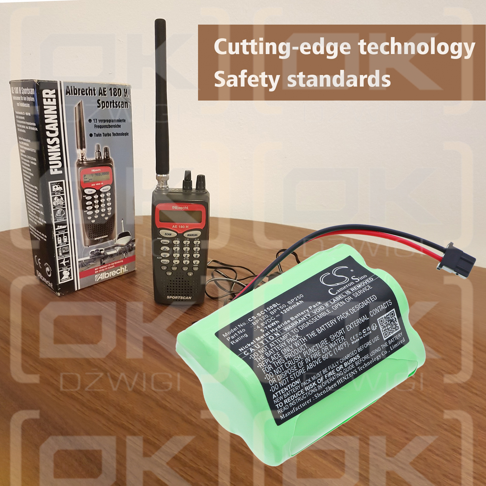 Sportcat SC200 / BP120 1200 mAh Ni-MH 4.8 V (Cameron Sino)