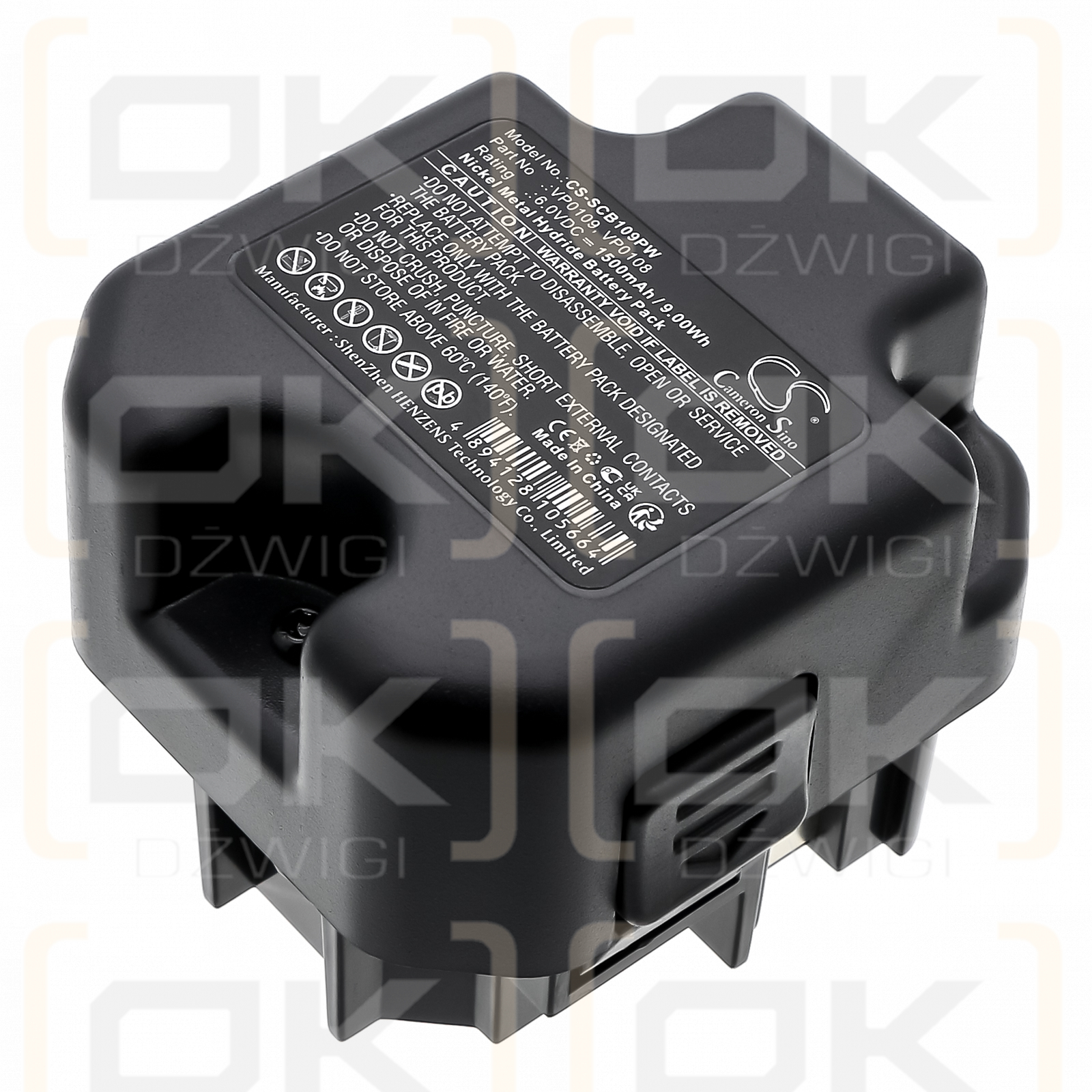 SENCO GT65DA / VP0109 1500mAh Ni-MH 6.0V (Cameron Sino)