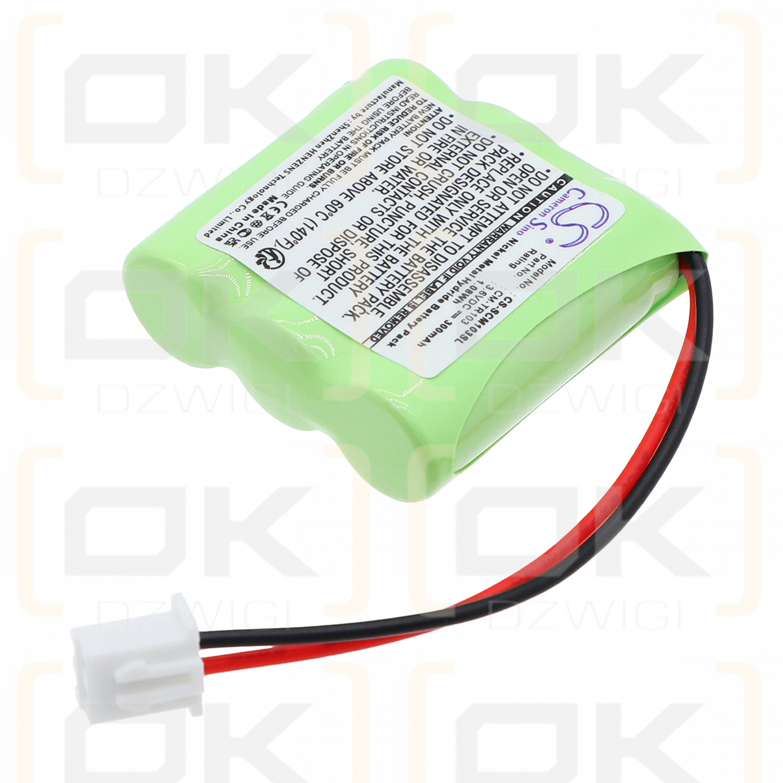 Tri-Tronics Flyway FPB9595 / CM-TR103 300 mAh Ni-MH 3,6 V (Cameron Sino)