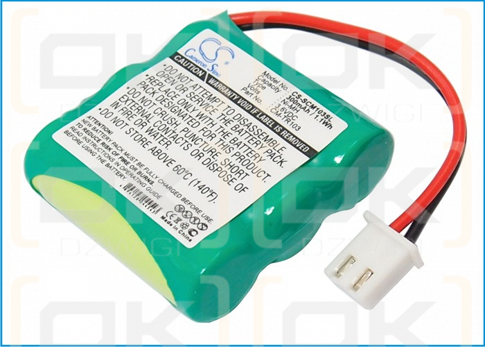 Tri-Tronics Flyway FPB9595 / CM-TR103 300mAh Ni-MH 3.6V (Cameron Sino)