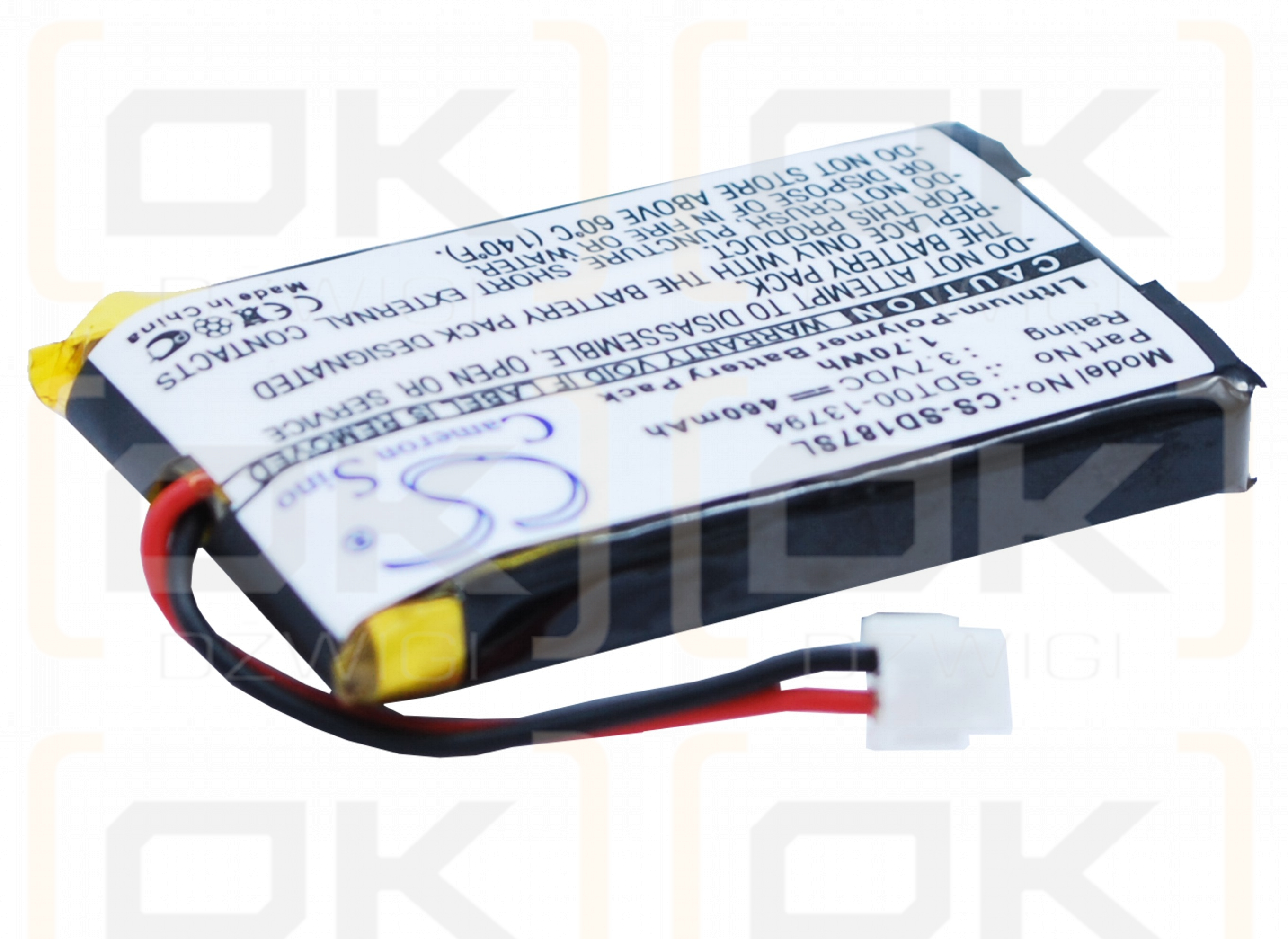 SportDOG SD-1875 / SDT00-13794 460 mAh Li-Polymer 3,7 V (Cameron Sino)