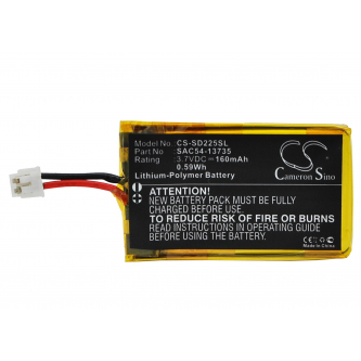 SportDOG SD-825X / SAC54-13735 160mAh Li-polímero 3.7V (Cameron Sino)