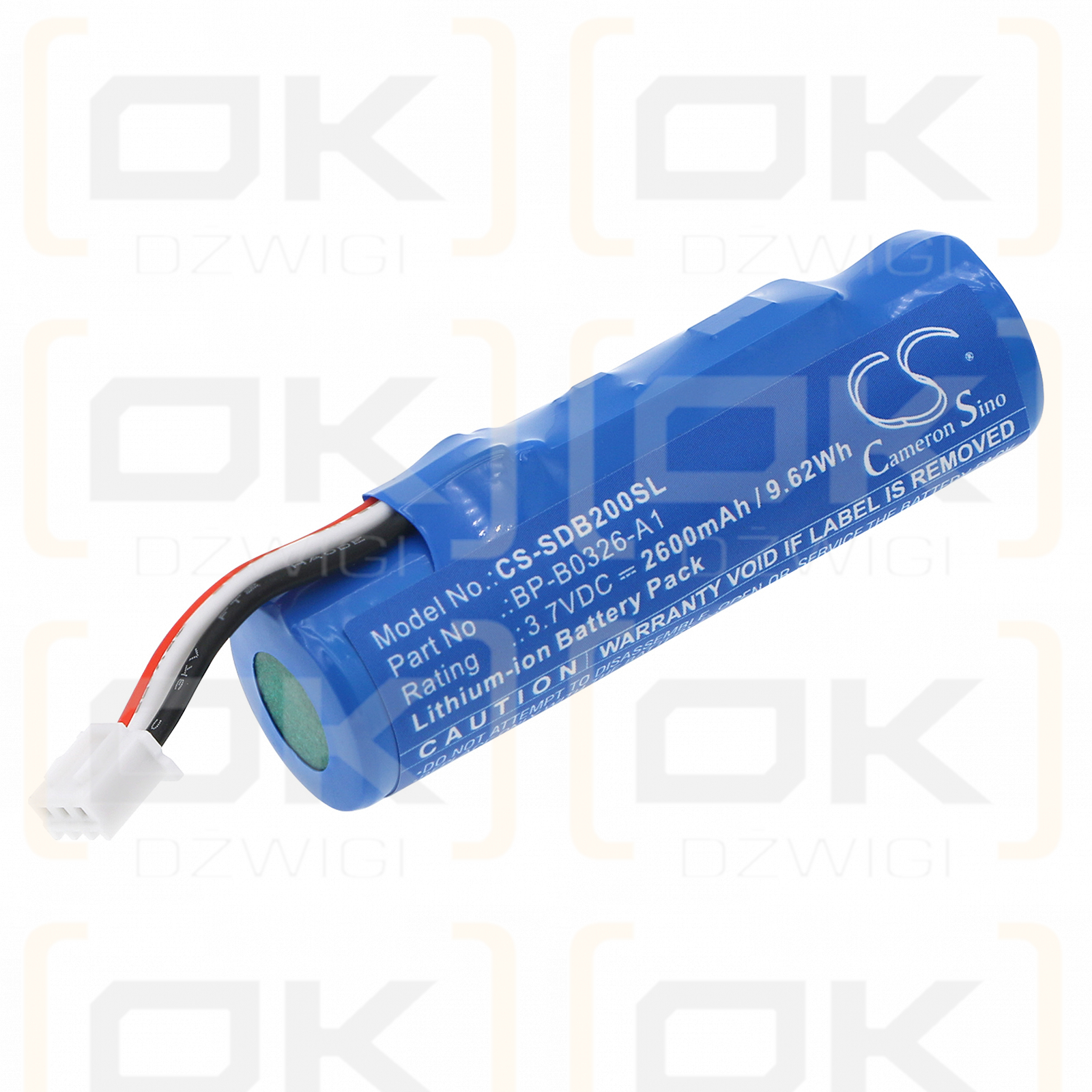 Seiko MP-B20 / IS496 2600mAh Li-ion 3.7V (Cameron Sino)