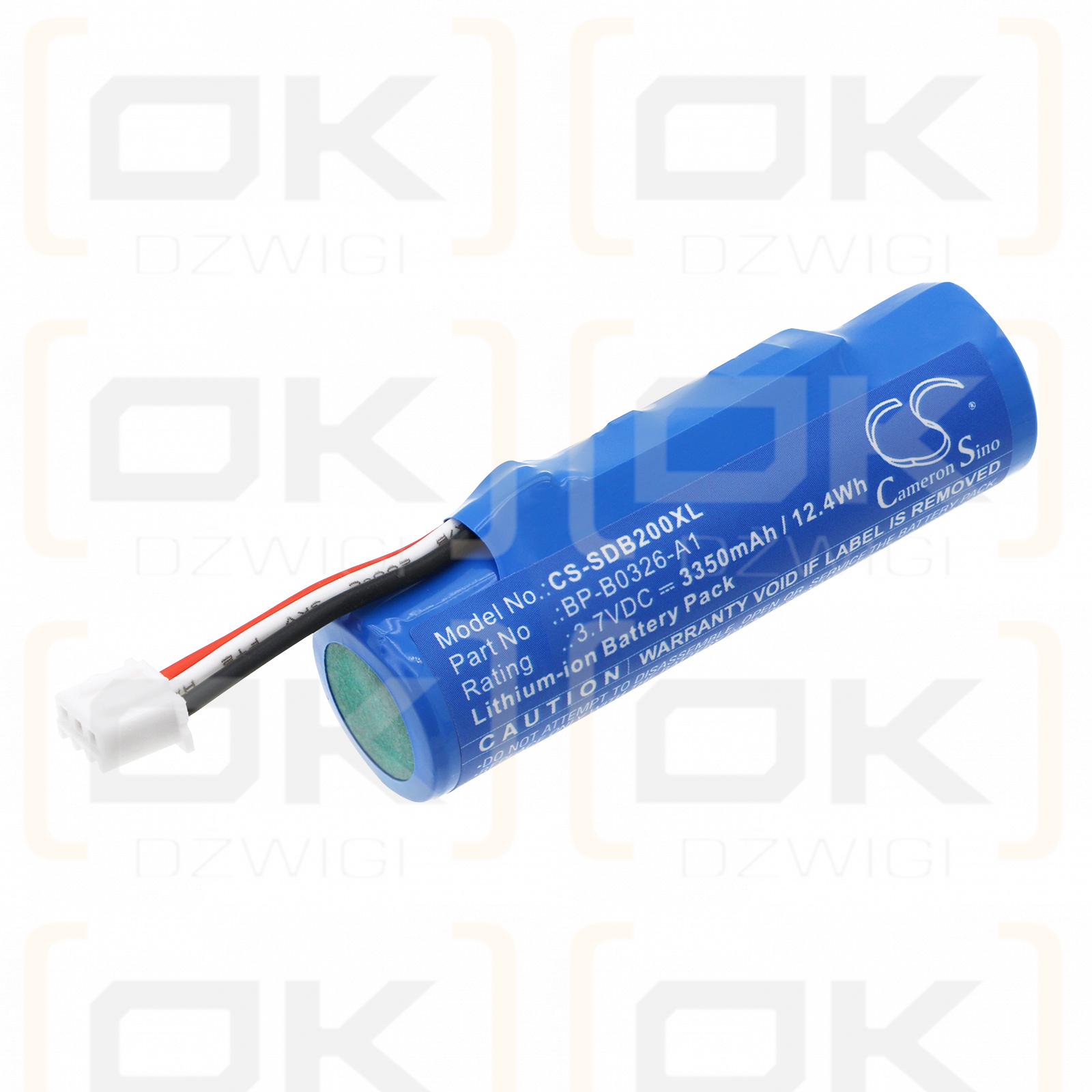 Seiko MP-B20 / IS496 3350mAh Li-ion 3.7V (Cameron Sino)