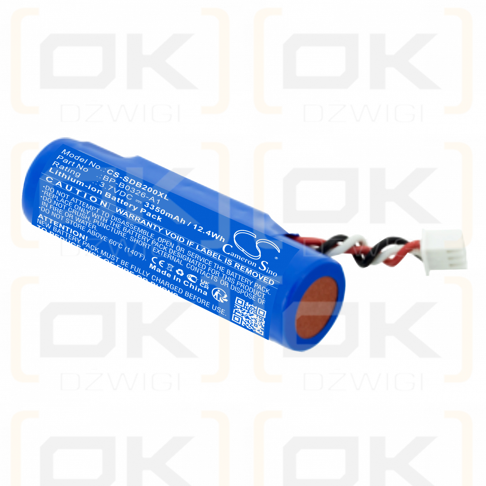 Seiko MP-B20 / IS496 3350mAh Li-ion 3.7V (Cameron Sino)