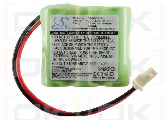 Dogtra Sender 1200NCP / DC-7 300mAh Ni-MH 7,2V (Cameron Sino)