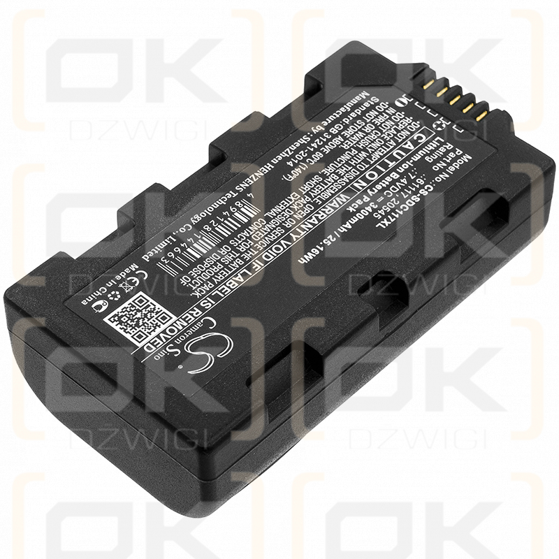 Sokkia Topcon Tesla / 61117 3400mAh Li-ion 7.4V (Cameron Sino)