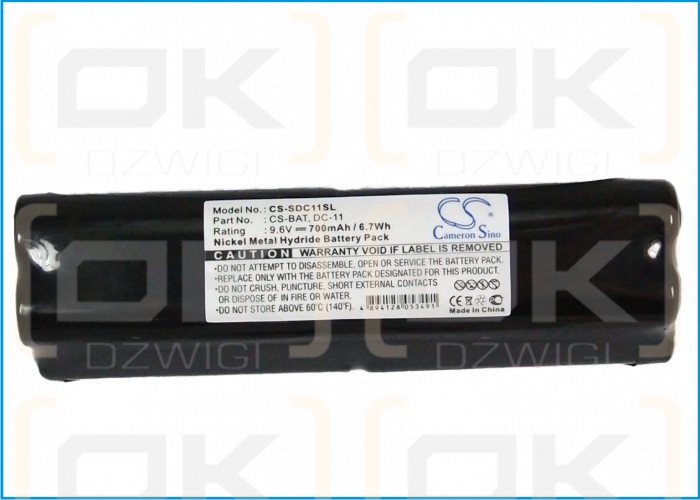 Innotek CS-2000 / CS-BAT 700 mAh Ni-MH 9,6 V (Cameron Sino)