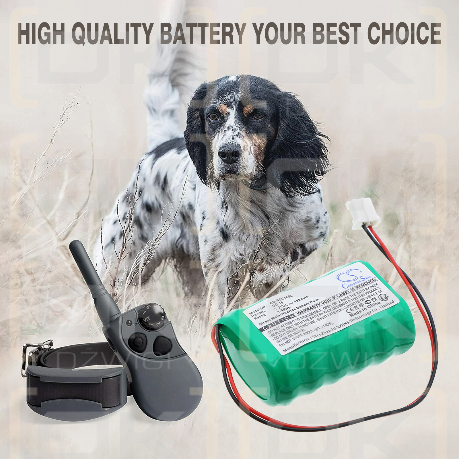 Field FT-100/DC-16 150 мАч Ni-MH 7,2 В (Cameron Sino)