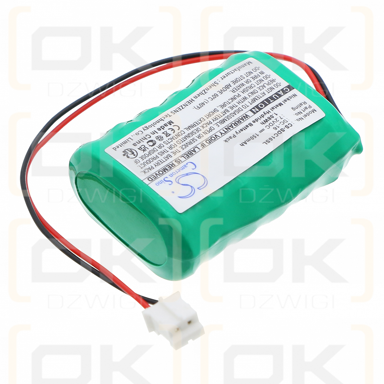 Field FT-100/DC-16 150 мАч Ni-MH 7,2 В (Cameron Sino)