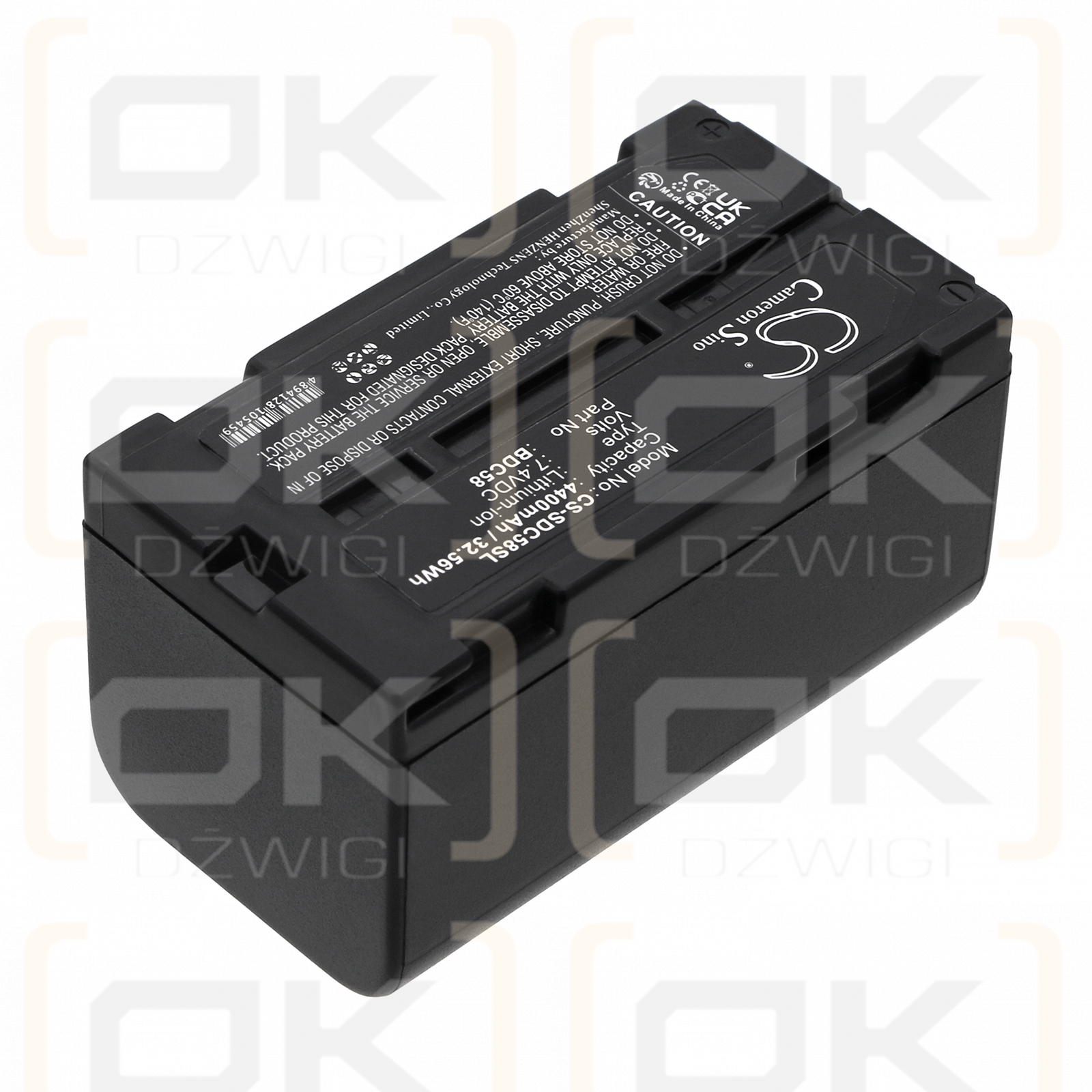 Sokkia SET1 / BDC58 4400mAh Li-ion 7.4V (Cameron Sino)