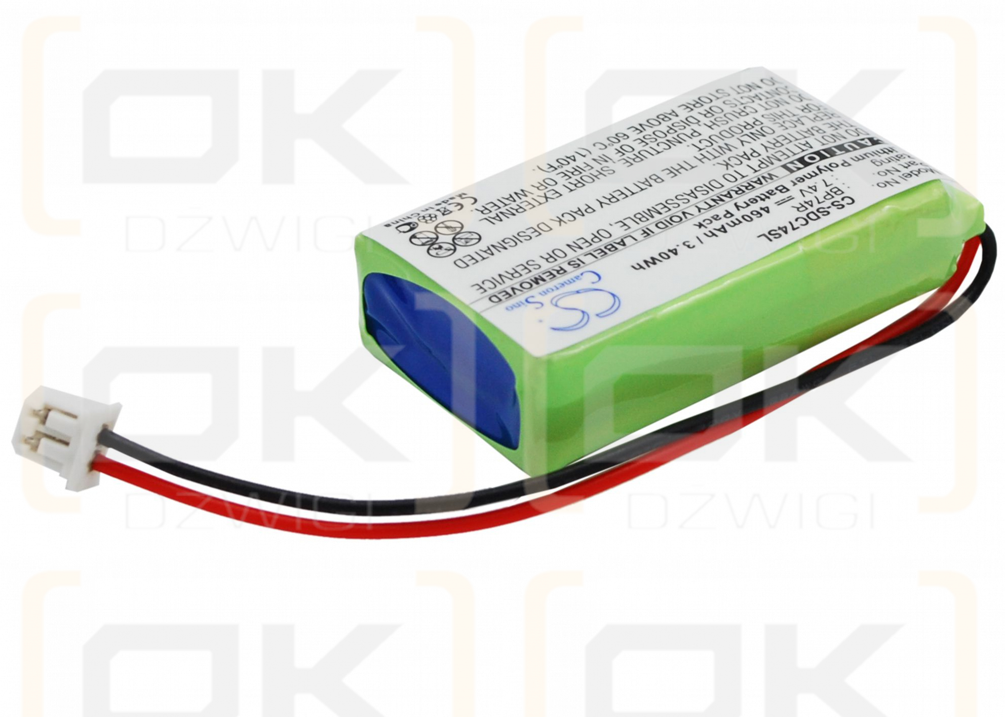 Dogtra Edge RT Receiver / BP74R 460mAh Li-Polymer 7.4V (Cameron Sino)