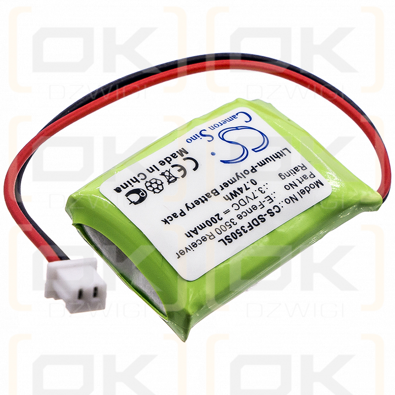 Dogtra YS-300 Bark Collar 200mAh Li-Polymer 3.7V (Cameron Sino)