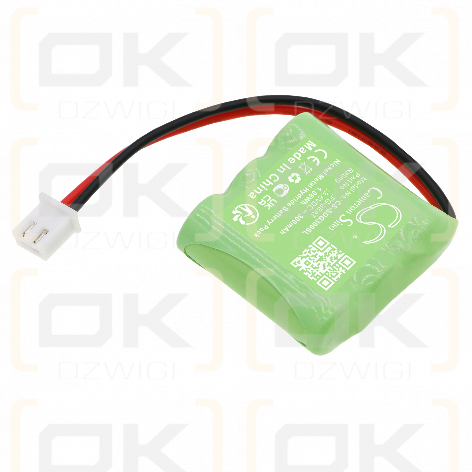 Shimpo FG-3000 / FG-3BAT 300mAh Ni-MH 3.6V (Cameron Sino)