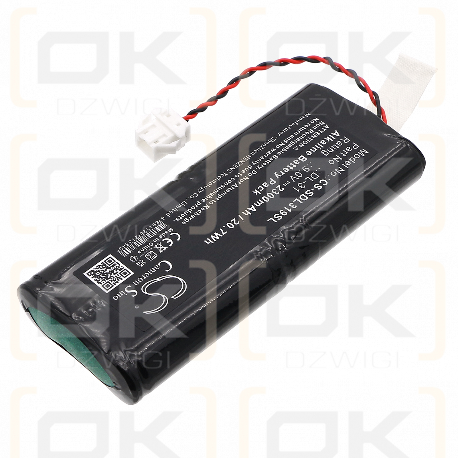 DoorLock HTL18 2300mAh Alkaline 9.0V (Cameron Sino)