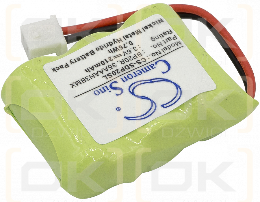 Dogtra DA009 / BP20R 210mAh Ni-MH 3.6V (Cameron Sino)