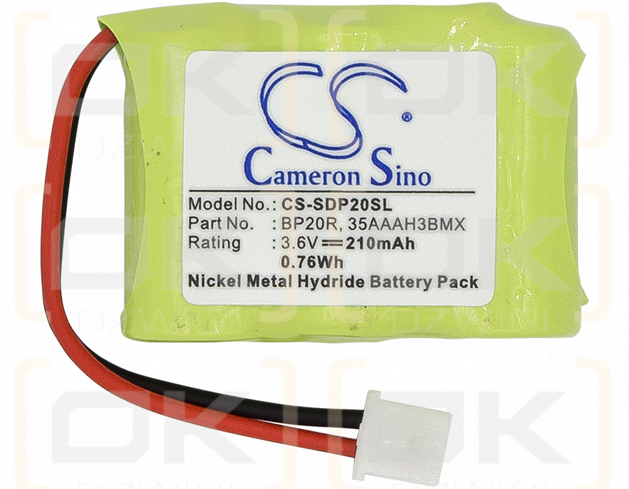 Dogtra DA009 / BP20R 210mAh Ni-MH 3.6V (Cameron Sino)