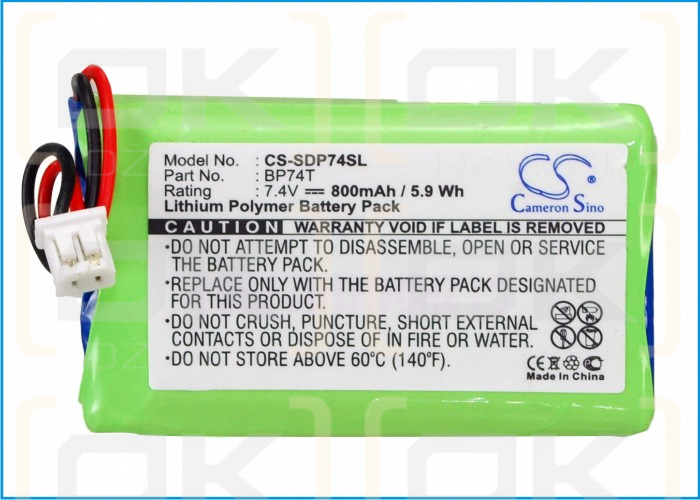Передатчик Dogtra 3502NCP / BP74T, 800 мАч, литий-полимерный, 7,4 В (Cameron Sino)
