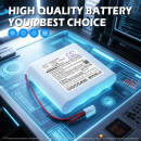 Replacement battery for Spengler DTS 3000 / 120069-O 2600 mAh Li-ion 14.4 V (Cameron Sino)