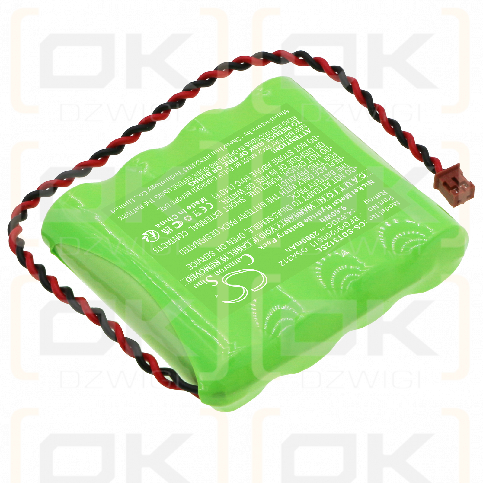 Shimpo Force Gauges FGV / BFGG0200511 2000mAh Ni-MH 4.8V (Cameron Sino)