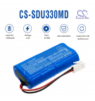 Ersatzakku für Sanyo U33V / H-SC3000X4 2500mAh Ni-MH 4,8V (Cameron Sino)