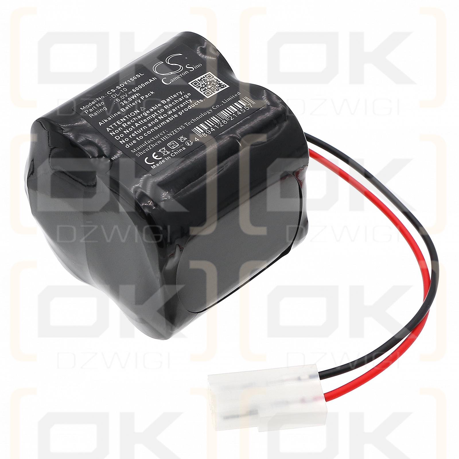 DoorLock / DL-10 6000mAh Alkaline 6.0V (Cameron Sino)