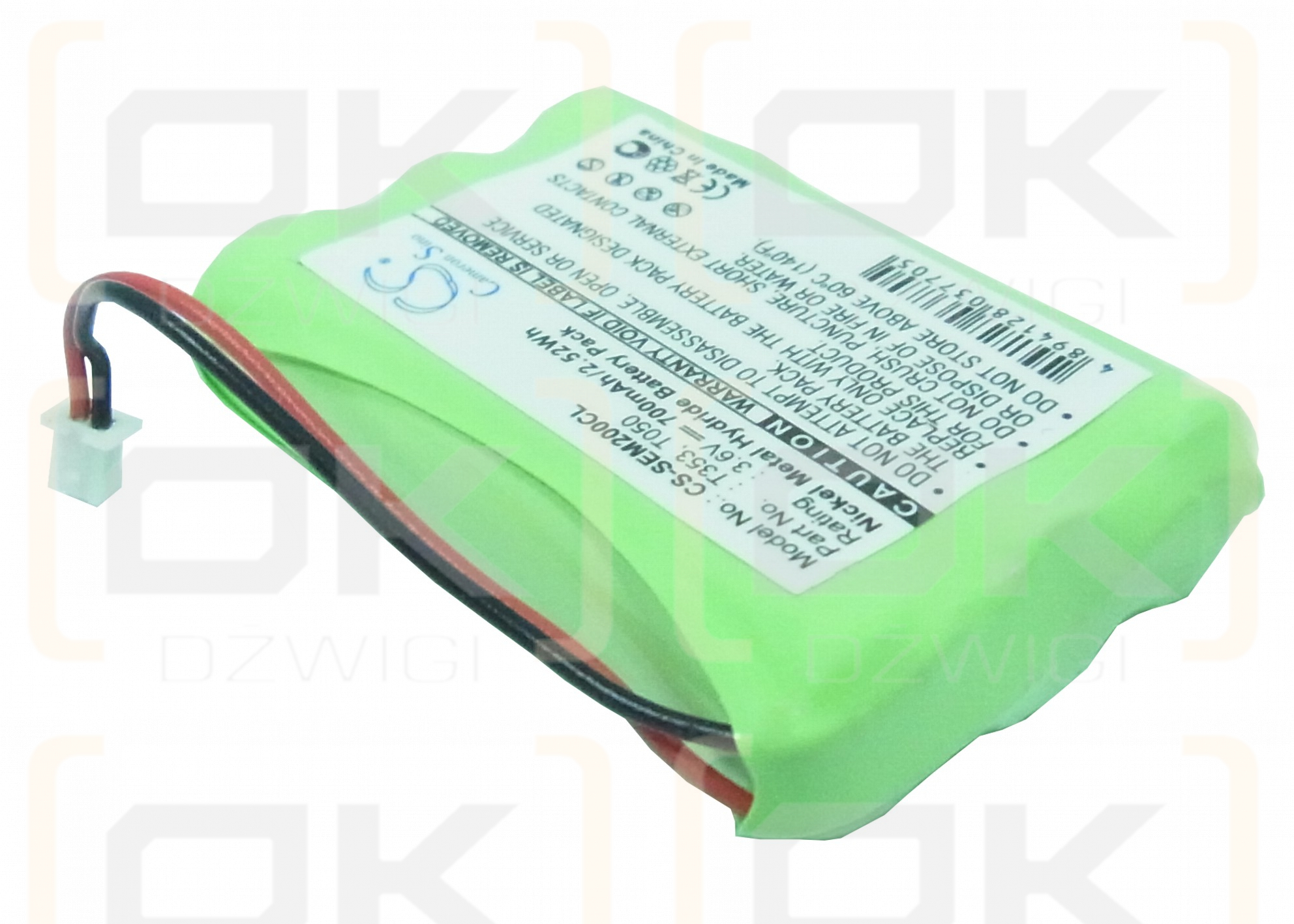 GP / T353 700mAh Ni-MH 3.6V (Cameron Sino)