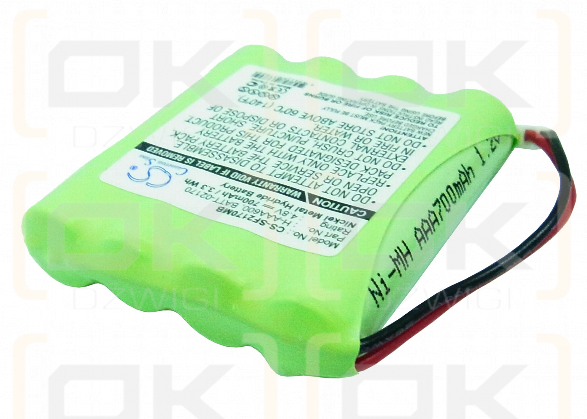 Philips SBC-SC465/91 / SBC-EB4880 700 mAh Ni-MH 4,8 V (Cameron Sino)