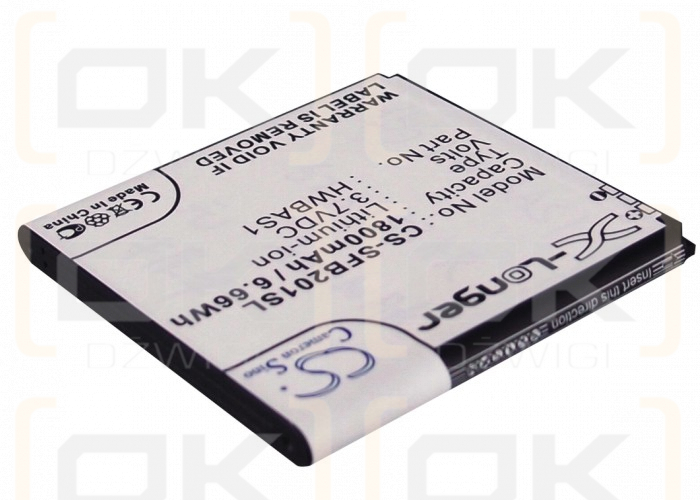 Huawei / HWBAS1 1800 mAh Li-ion 3,7 V (Cameron Sino)