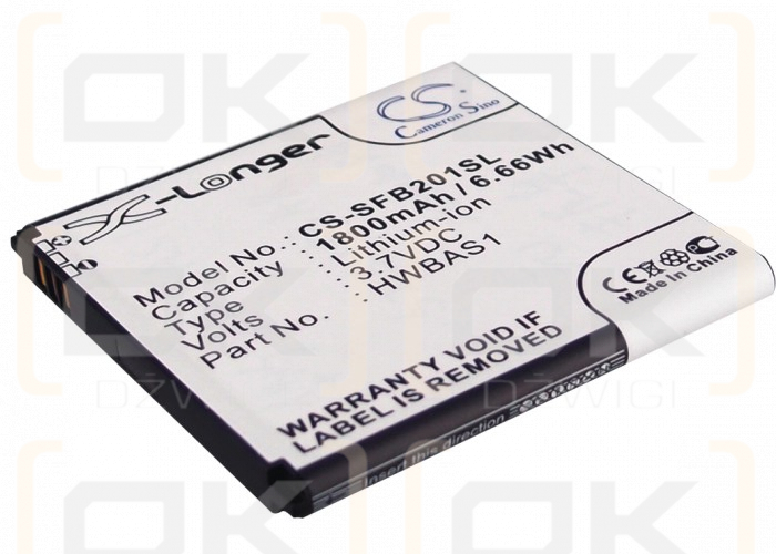 Huawei / HWBAS1 1800 mAh Li-ion 3,7 V (Cameron Sino)