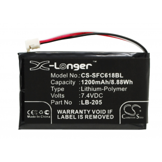 Safescan 6175 / LB-205 1200 mAh Li-Polymer 7,4 V (Cameron Sino)