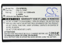 JNC Multimedia SSF-M20 / DM-FV10BP 1200mAh Li-ion 3.7V (Cameron Sino)