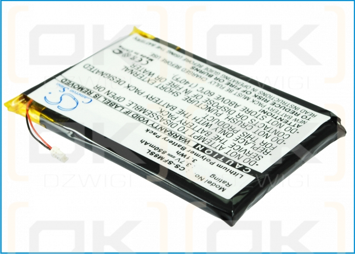 JNC SSF-M810 850 mAh Li-Polymer 3.7 V (Cameron Sino)