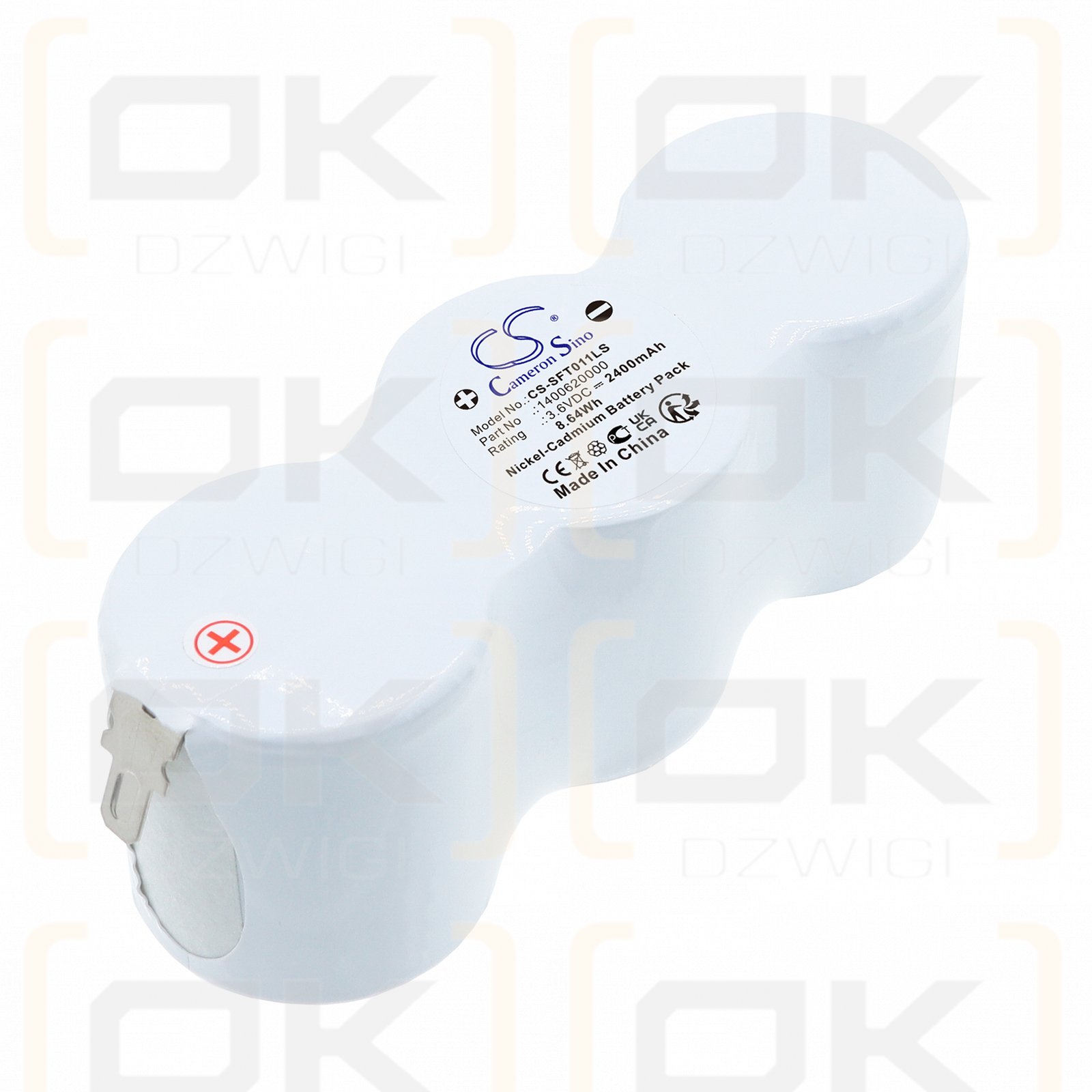 Van Lien NV233N / 1400620000 2400 mAh Ni-CD 3,6 V (Cameron Sino)