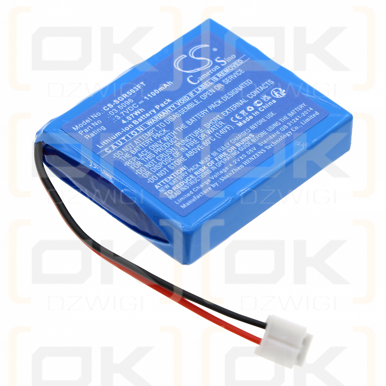 SCANGRIP Miniform 03.5036 / 03.5096 1100 mAh Li-Ion 3,7 V (Cameron Sino)