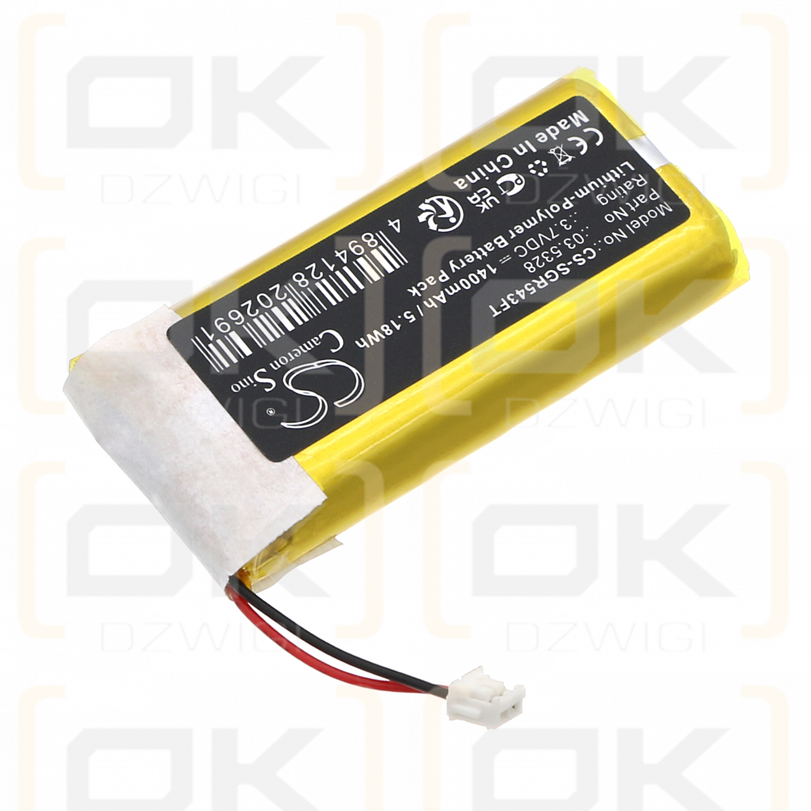 SCANGRIP 03.5438 / 03.5328 1400mAh Li-Polímero 3.7V (Cameron Sino)