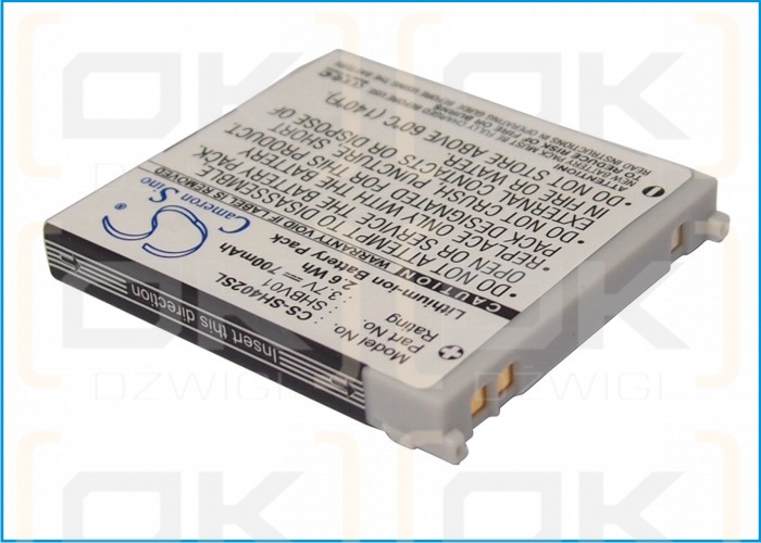 Sharp V402SH / SHBV01 700 mAh Li-Ion 3,7 V (Cameron Sino)