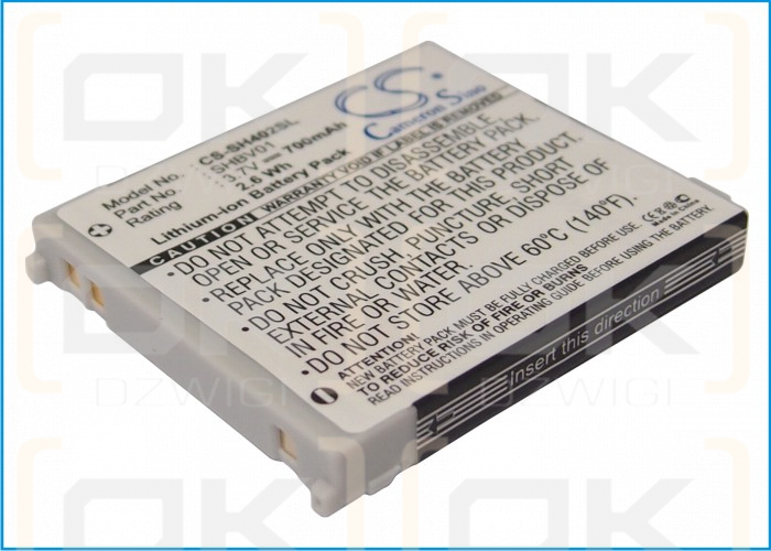 Sharp V402SH / SHBV01 700 mAh Li-Ion 3,7 V (Cameron Sino)