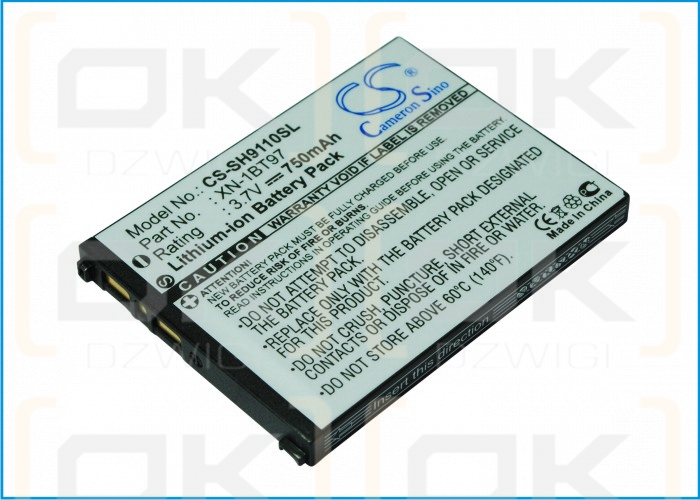 Sharp SH7120c / XN-1BT97 750 mAh Li-Ion 3,7 V (Cameron Sino)