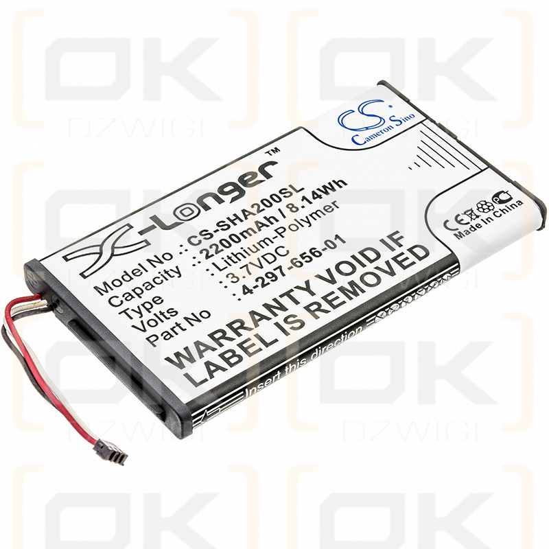 Sony PHA-2A / 4-297-656-01 2200mAh Li-Polymer 3.7V (Cameron Sino)