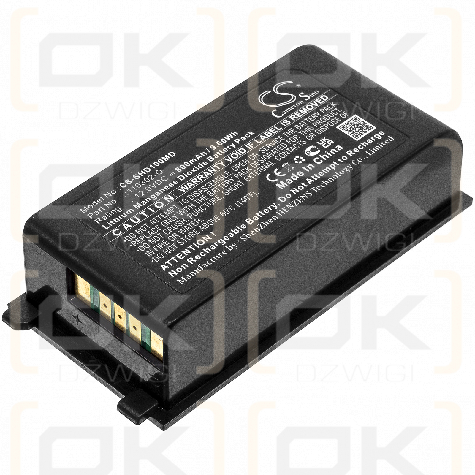 Desfibrilador Schiller Easyport/110302-O 800mAh Li-MnO2 12.0V (Cameron Sino)