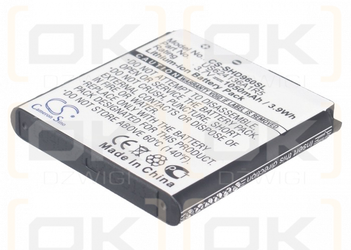 Spare HD96 / US624136A1R5 1050mAh Li-ion 3.7V (Cameron Sino)