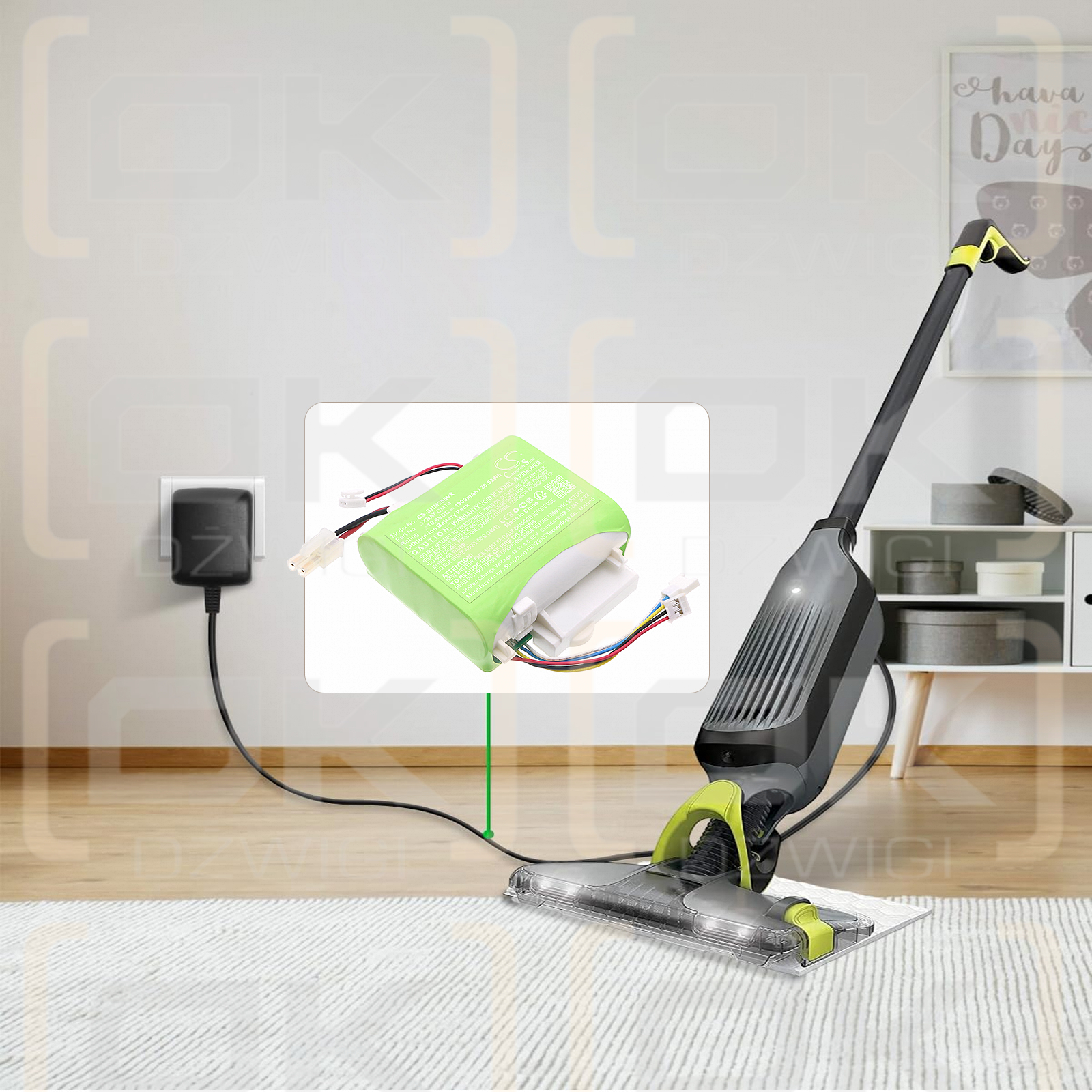 Shark VM252 VM252C QM250 / XBAT CMT4 1900mAh Li-ion 10.8V (Cameron Sino)
