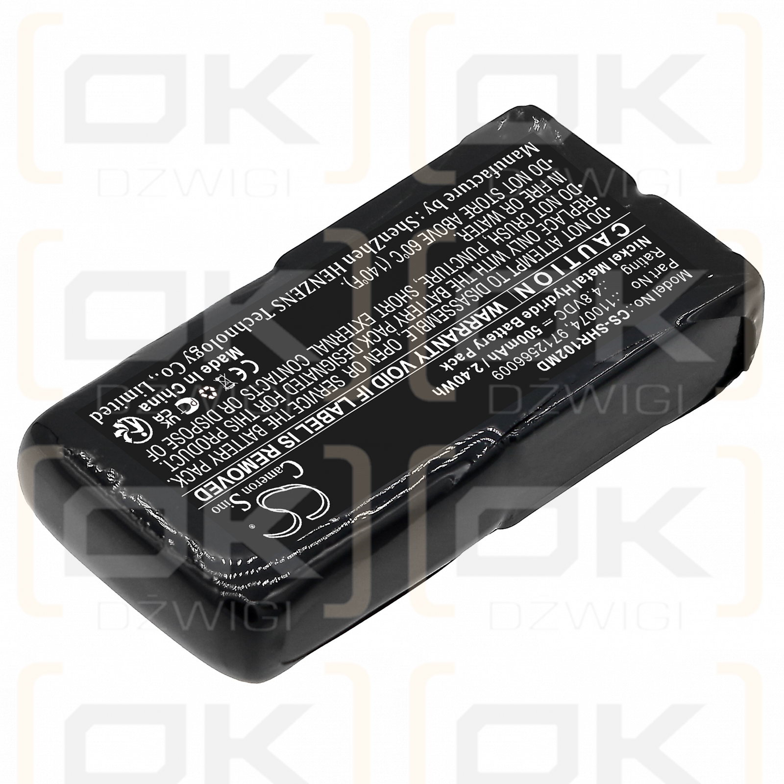 Schiller BRUKER ENREGISTREUR DE PRESSION ARTERIELLE BR-102 / 110074 500mAh Ni-MH 4.8V (Cameron Sino)