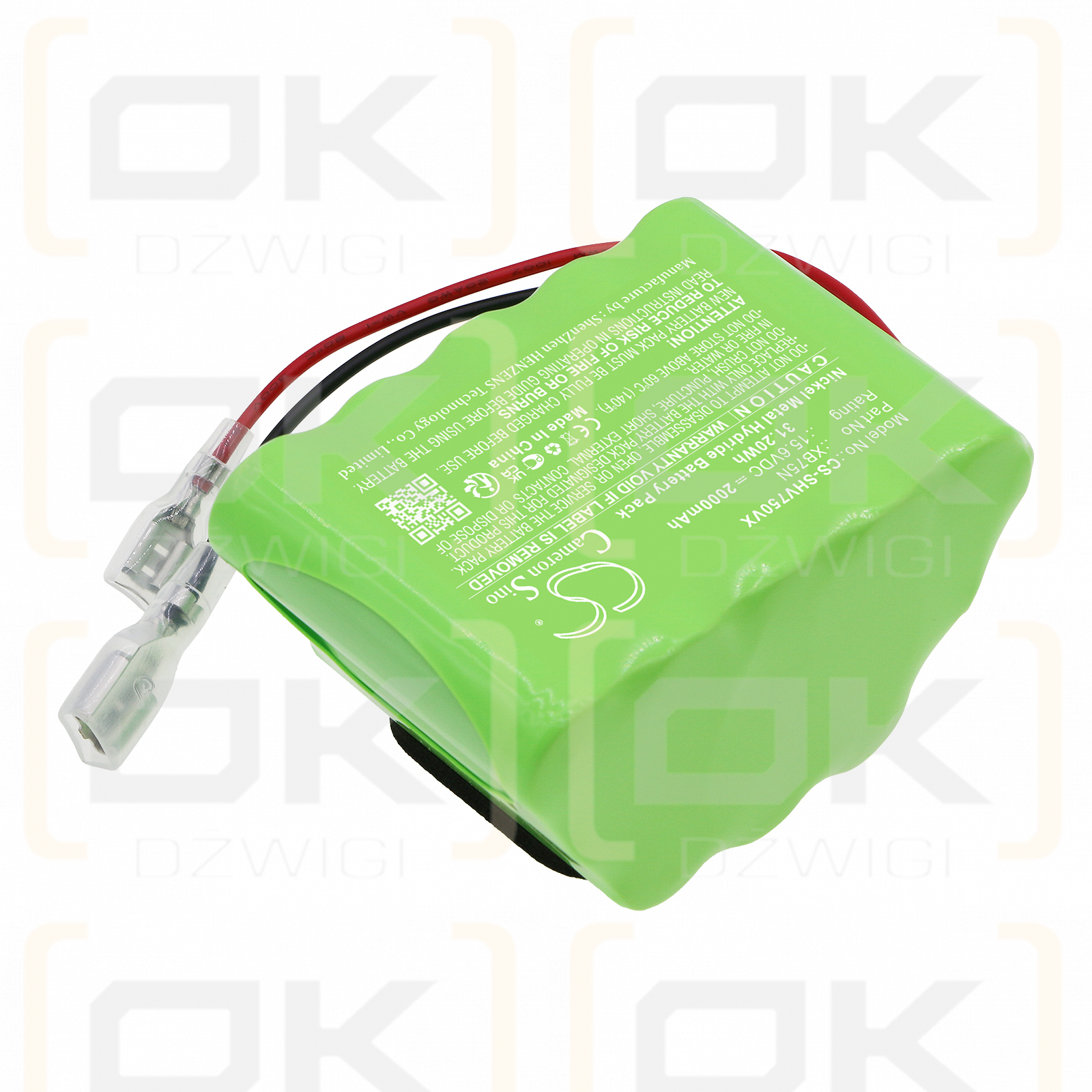 Shark SV75C_14 / XB75N 2000mAh Ni-MH 15.6V (Cameron Sino)