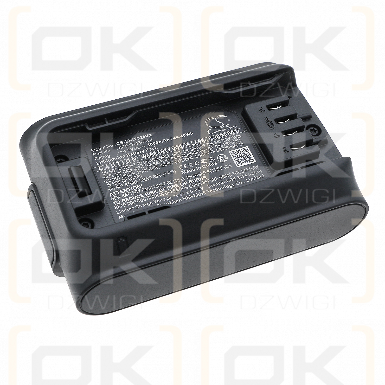 Shark IW3241JSL / XPBTR430SLJ 3000 mAh Li-Ion 14,8 V (Cameron Sino)