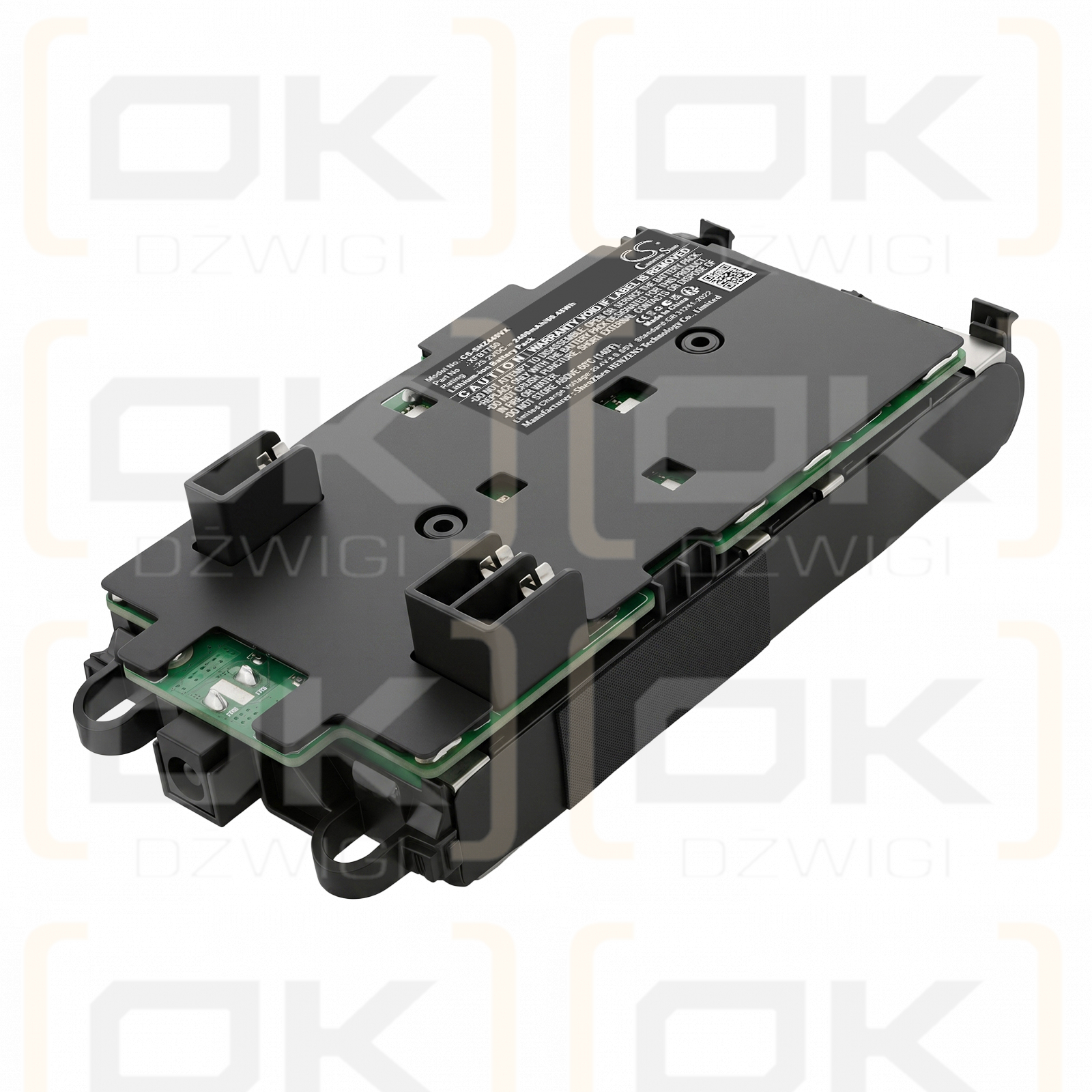 Batería de repuesto para Shark Z441BRN / XFBT750, 2400 mAh, iones de litio, 25,2 V (Cameron Sino)